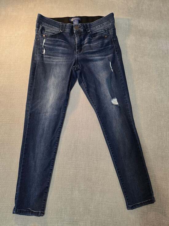 Democracy Denim - Democracy Ab'solution Size 14 Distressed Skinny Jeans